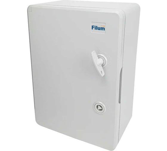 Изображение товара Корпус пластиковый ЩМПп FL-CP-403017-65 (ВхШхГ): 400х300х170 мм, УХЛ1, IP65, непрозрачная дверь Filum 00-01296684