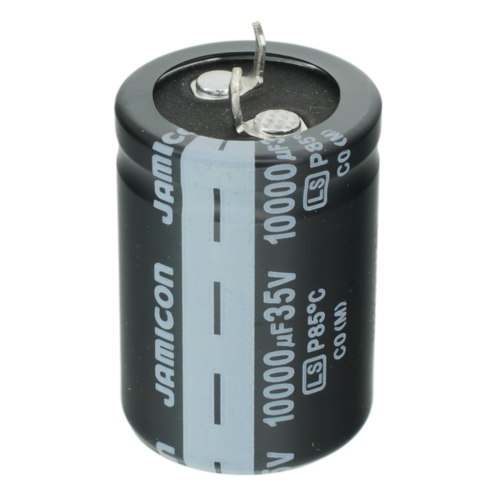 Конденсатор электролитический JAMICON, 10000мкФ, 35В, 105C, 25x35 / P:10 мм, (Snap-In),, TLS109M035S1A5R35L-510