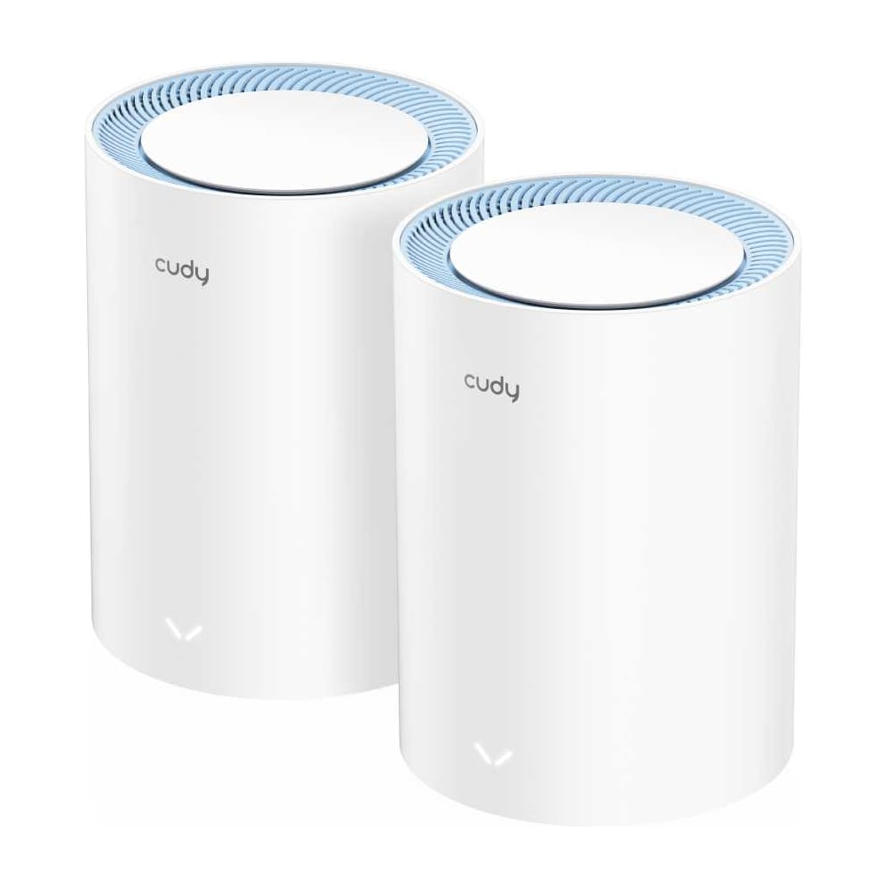 Изображение товара Wi-Fi Mesh-система Cudy M1200(2-Pack) 1.0 АС1200, 2,4/5 ГГц, до 1167 Мбит/с, 2x100 Мбит/с, Mesh, MU-MIMO, белый, 2 внутренние антенны (модулей - 2 шт) 10000146472 Изображение товара Wi-Fi Mesh-система Cudy M1200(2-Pack) 1.0 АС1200, 2,4/5 ГГц, до 1167 Мбит/с, 2x100 Мбит/с, Mesh, MU-MIMO, белый, 2 внутренние антенны (модулей - 2 шт) 10000146472