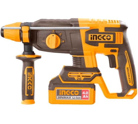 Изображение товара Перфоратор INGCO SDS+, 2,5Дж, акк, б/щ, P20S(20В) CRHLI26208