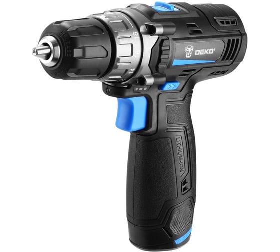 Изображение товара Аккумуляторная дрель-шуруповерт DEKO DKCD12V PRO, 12В, 1x1.5Ач 083-1003