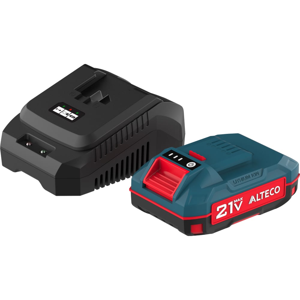 Изображение товара Набор аккумулятор + зарядное устройство ALTECO Kit (BCD 21-20 Li / BC 21-40 QF), шт 93166