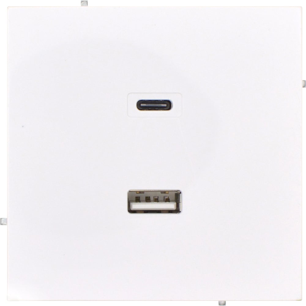 Розетка TC+ USB разъем Lezard ESTET белая 745-0288-192TC