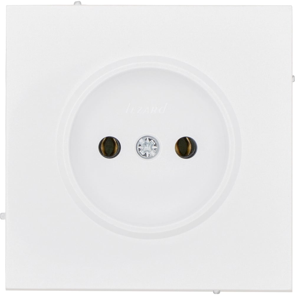 Розетка б/з Lezard ESTET ПБТ белая 745-0288-121B