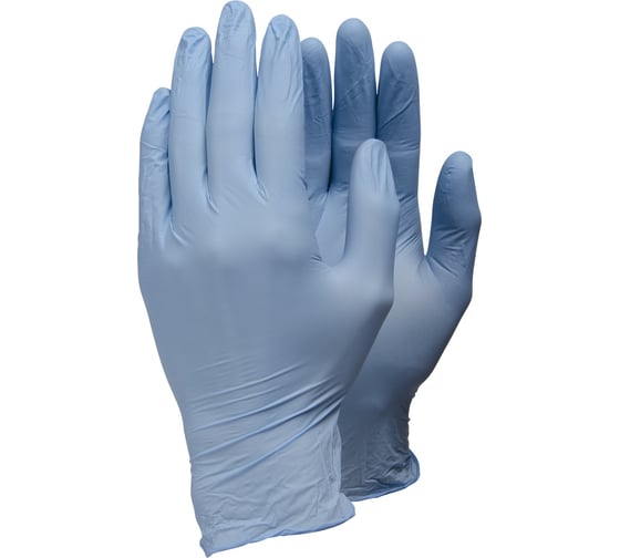 Изображение товара Одноразовые текстурированные неопудренные перчатки TEGERA нитрил, 200 шт, размер 7 84301-7