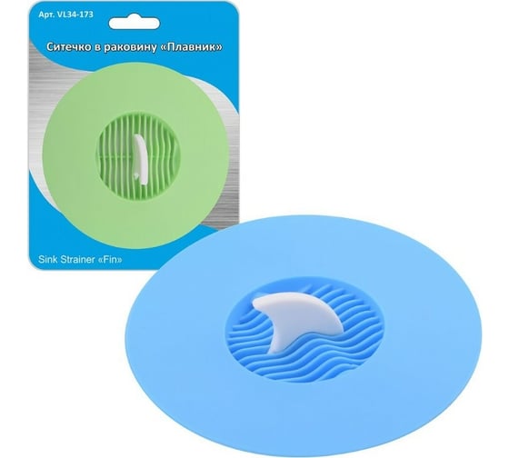 Изображение товара Ситечко в раковину МУЛЬТИДОМ Плавник VL34-173