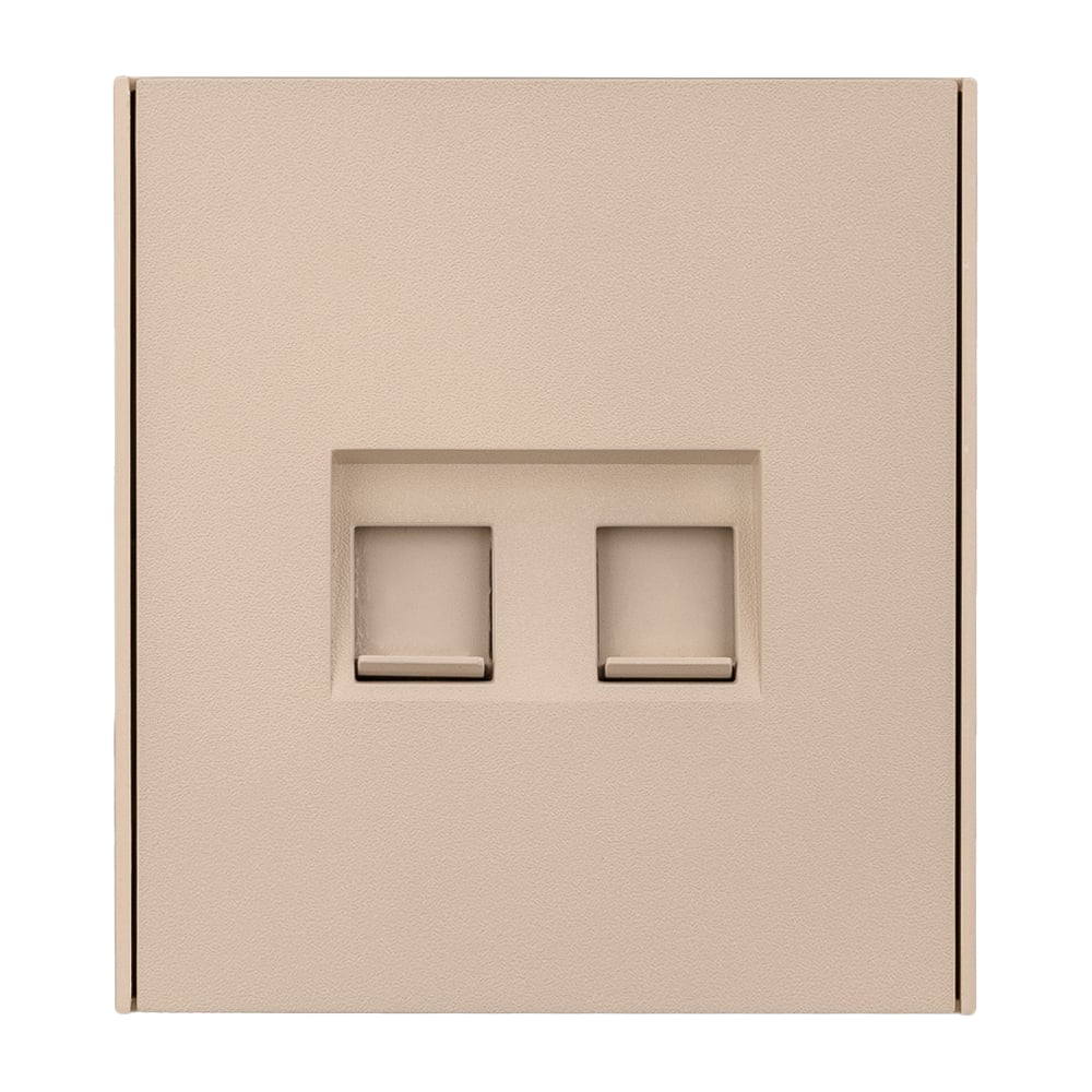 Изображение товара Компьютерная розетка KRANZ STRONG RJ45 Кат6, встраиваемая, шелк
