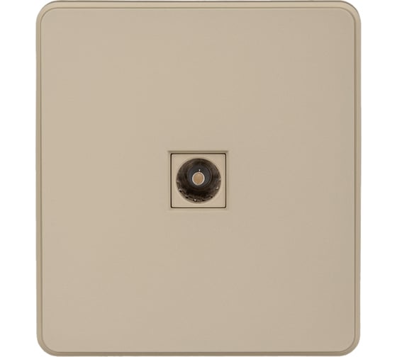 Изображение товара Розетка KRANZ ROUND TV с/у шелк KR-78-0723-7