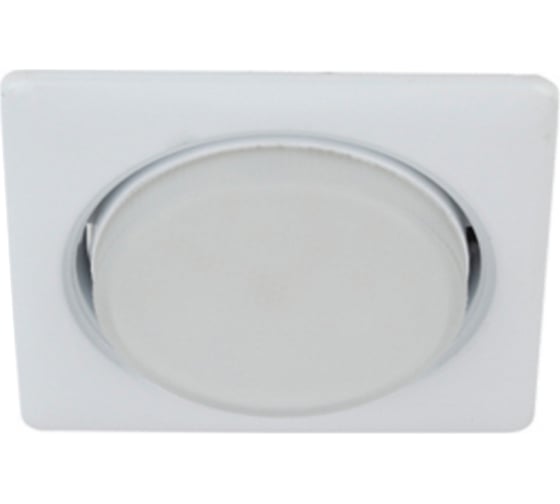 Изображение товара Светильник ЭРА под лампу Gx53, квадратный, 220V, 13W, белый KL71 WH /1 к Б0048960