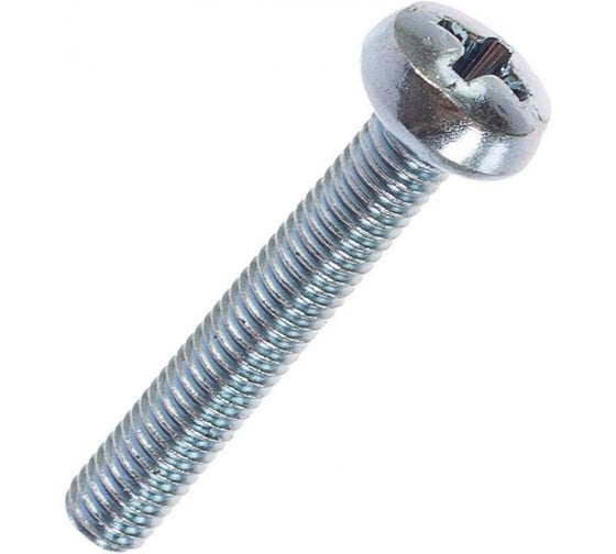 Изображение товара Винт ОПМ DIN 7985 M 6x10 4.8 zn Ph 1000 шт УТ000053272