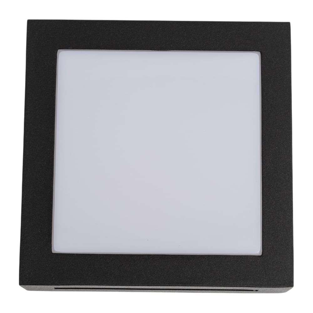 Изображение товара Накладной светильник Ecola LED 3082W IP65 квадратный черный GX53 150мм