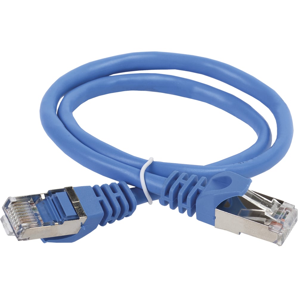Коммутационный шнур (патч-корд) ITK кат.5E FTP LSZH 5м синий PC03-C5EFL-5M