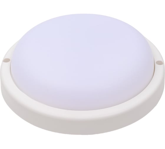 Изображение товара Накладной светильник Ecola LED ДПП Круг IP65 матовый белый 18W 220V 4200K DPRV18ELC