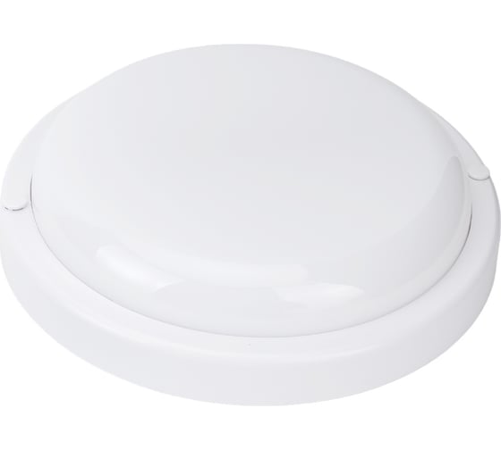 Изображение товара Накладной светильник Ecola LED ДПП Круг IP65 матовый белый 24W 220V 4200K 210x45 DPRV24ELC