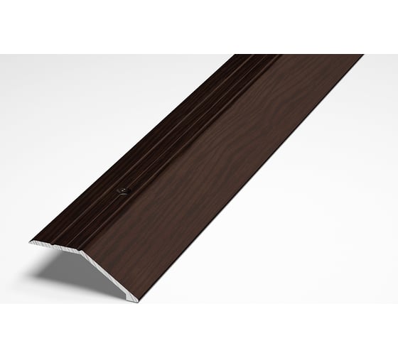 Изображение товара Порог разноуровневый алюминиевый ЛУКА (45 мм, 1,8 м, декоративный, Дуб венге) УТ000005978