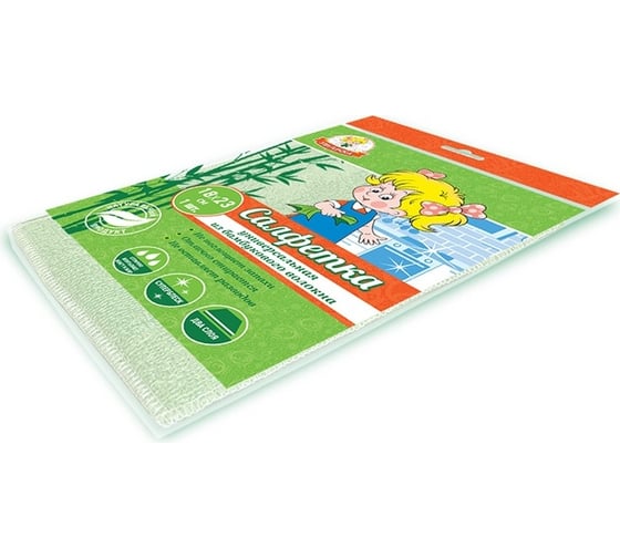 Изображение товара Бытовая салфетка Умничка БАМБУК 23х18 см CG30-819