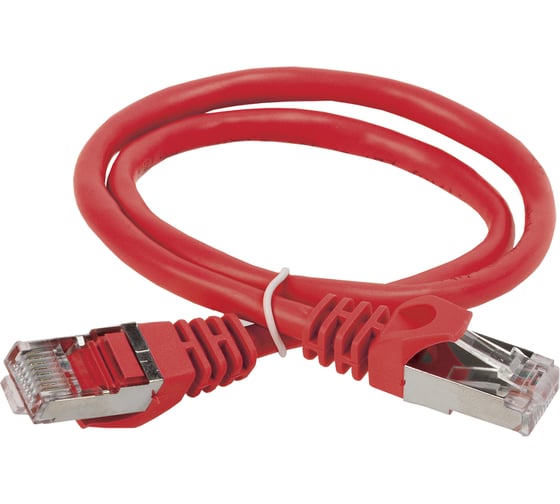Изображение товара Коммутационный шнур (патч-корд) ITK кат.5E FTP 2м красный PC04-C5EF-2M