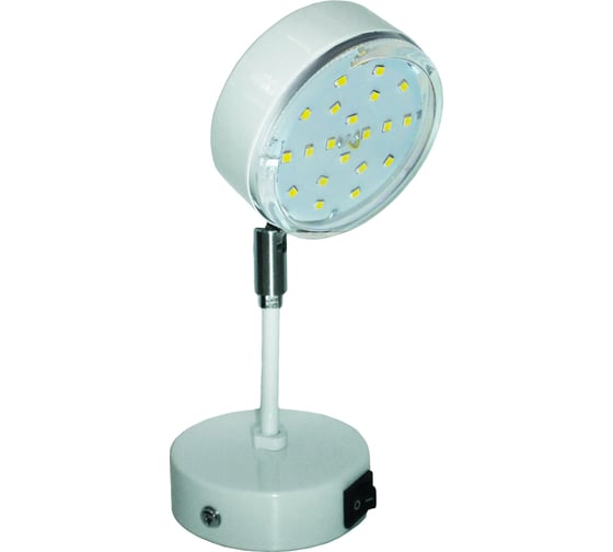 Изображение товара Поворотный светильник Ecola GX53 FT4173 на среднем, кронштейн, белый 210x80 FW5341ECB