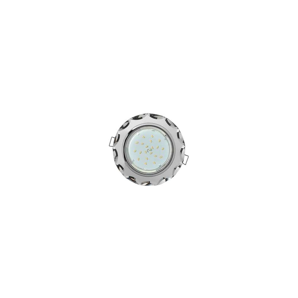 Изображение товара Светильник Ecola GX53 H4 5313 Glass современный встраиваемый круглый