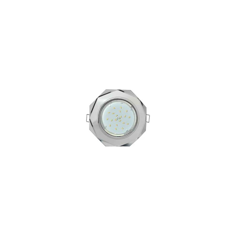 Изображение товара Светильник Ecola GX53 H4 5312 Glass стекло восьмигранник хром IP20 для натяжных потолков