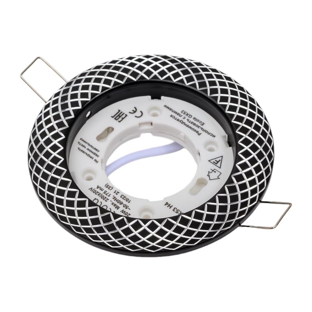 Изображение товара Встраиваемый светильник Ecola GX53 H4 DL5381 белый алюминий 20W