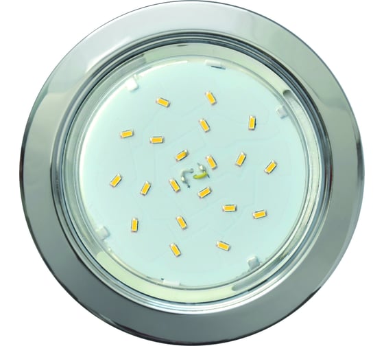 Изображение товара Встраиваемый светильник Ecola GX53 H4 LD5300 без рефлектора, подсветка, хром 48x106 SC53LDEFB