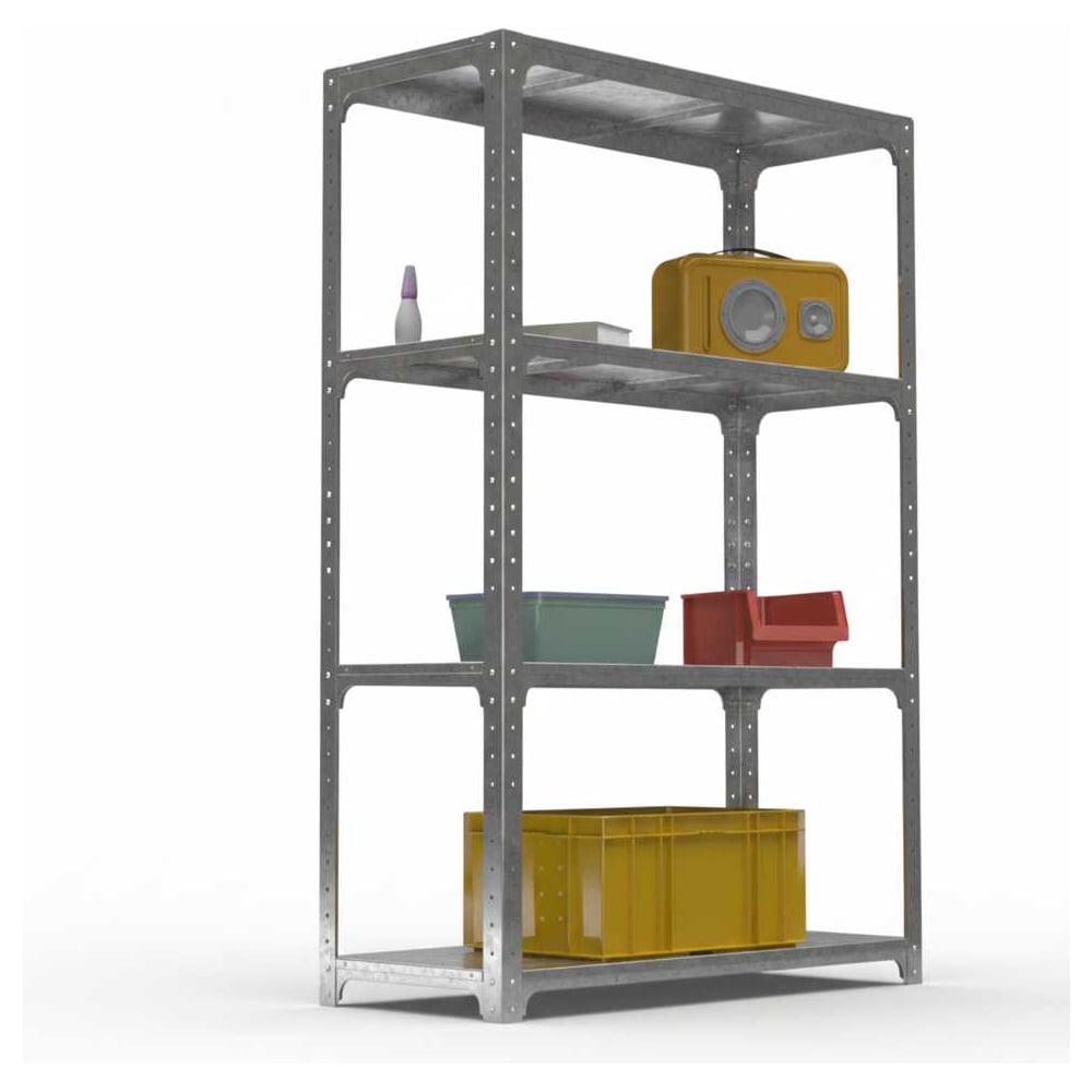 Стеллаж Metalex Kit Comfort ООО Металекс 1800х900х400 4-е полки (Оцинкованный) / 401011