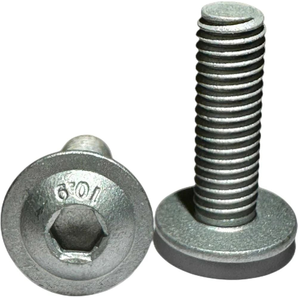 Винт ЮпитерСталь ISO 7380-2 М8х35 10.9 цинк полн. рез., 100 шт, JU03195