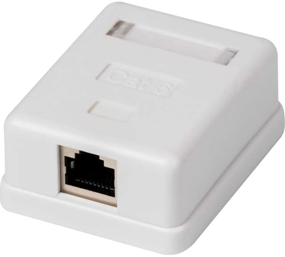 Изображение товара Экранированная компьютерная розетка на 1 порт RJ-45, 8p8c, Retic cat. 6, на плате, J-8P8C-C6-SH-1P-TWCS