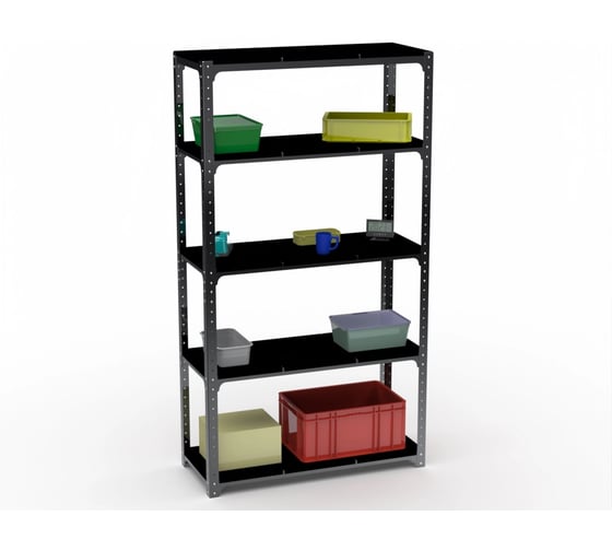Изображение товара Стеллаж Metalex Kit Comfort ООО Металекс 2000х1400х300 6-ть полок (Оцинкованный) / 401151