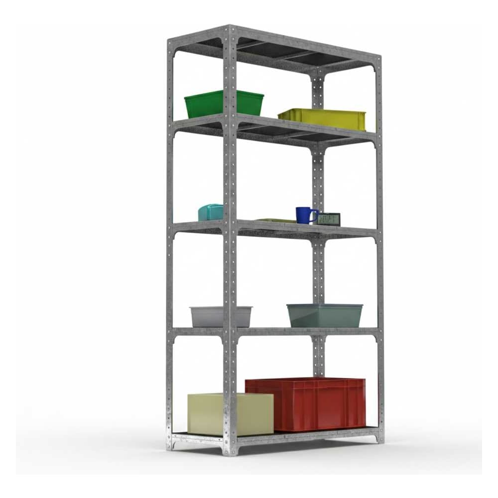 Стеллаж Metalex Kit Comfort ООО Металекс 2000х1600х500 5-ть полок (Оцинкованный) / 401135