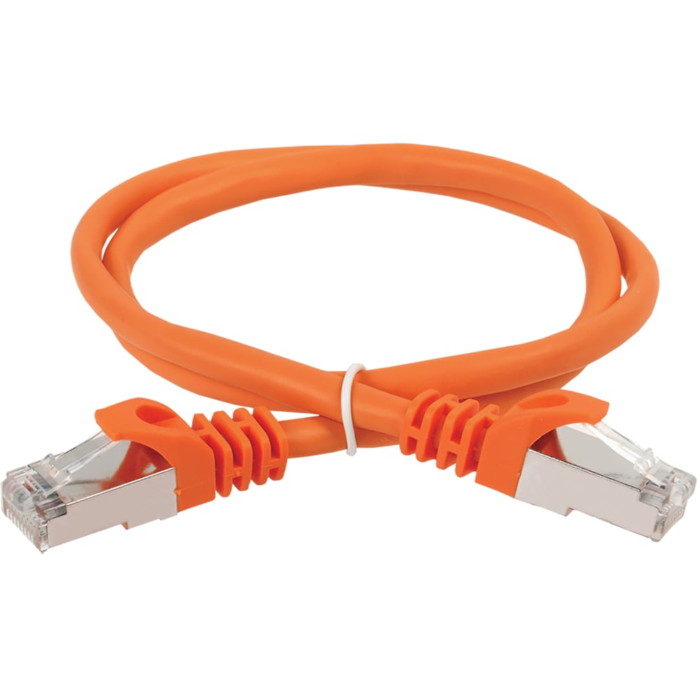 Коммутационный шнур (патч-корд) ITK кат.5E FTP PVC 7м оранжевый PC07-C5EF-7M