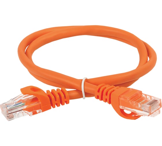 Изображение товара Коммутационный шнур (патч-корд) ITK кат.5E UTP PVC 7м оранжевый PC07-C5EU-7M