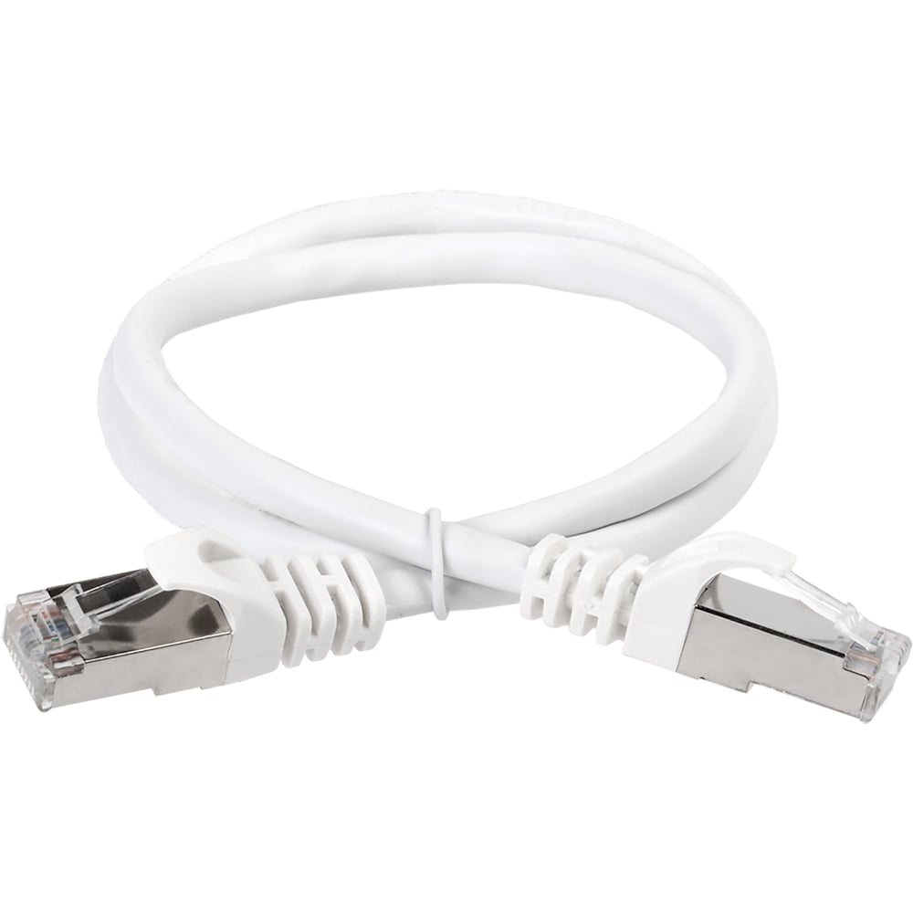 Коммутационный шнур (патч-корд) ITK кат.6 FTP PVC 15м белый PC08-C6F-15M