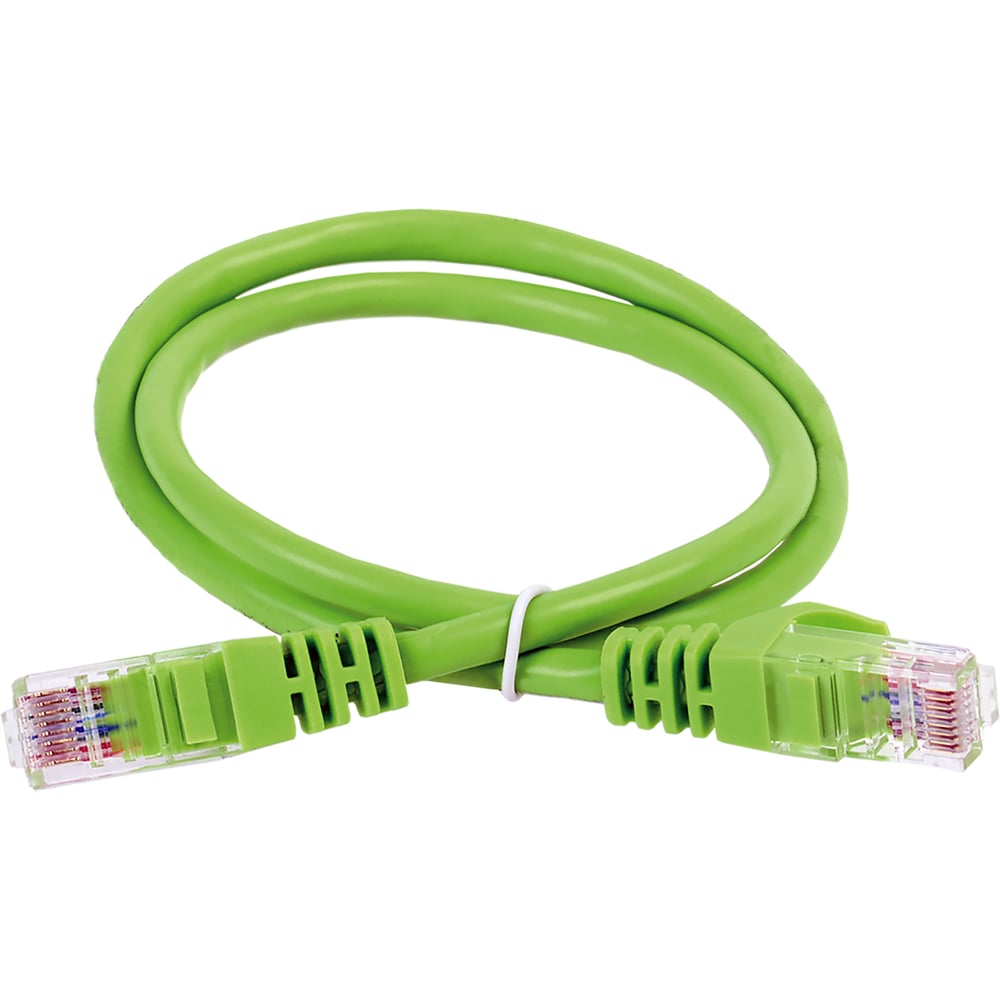 Коммутационный шнур (патч-корд) ITK кат.6 UTP LSZH 15м зеленый PC02-C6UL-15M