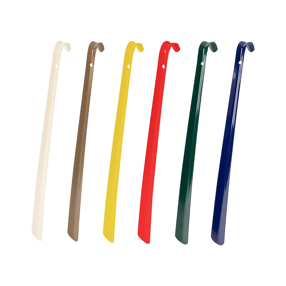 Изображение товара Рожок для обуви Рыжий кот 73 см металлический с отверстиями и загибом