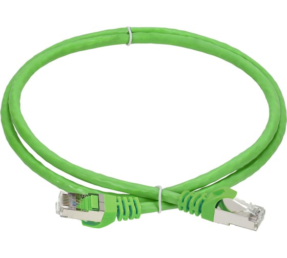 Изображение товара Коммутационный шнур (патч-корд) ITK кат.6 FTP PVC 10м зеленый PC02-C6F-10M