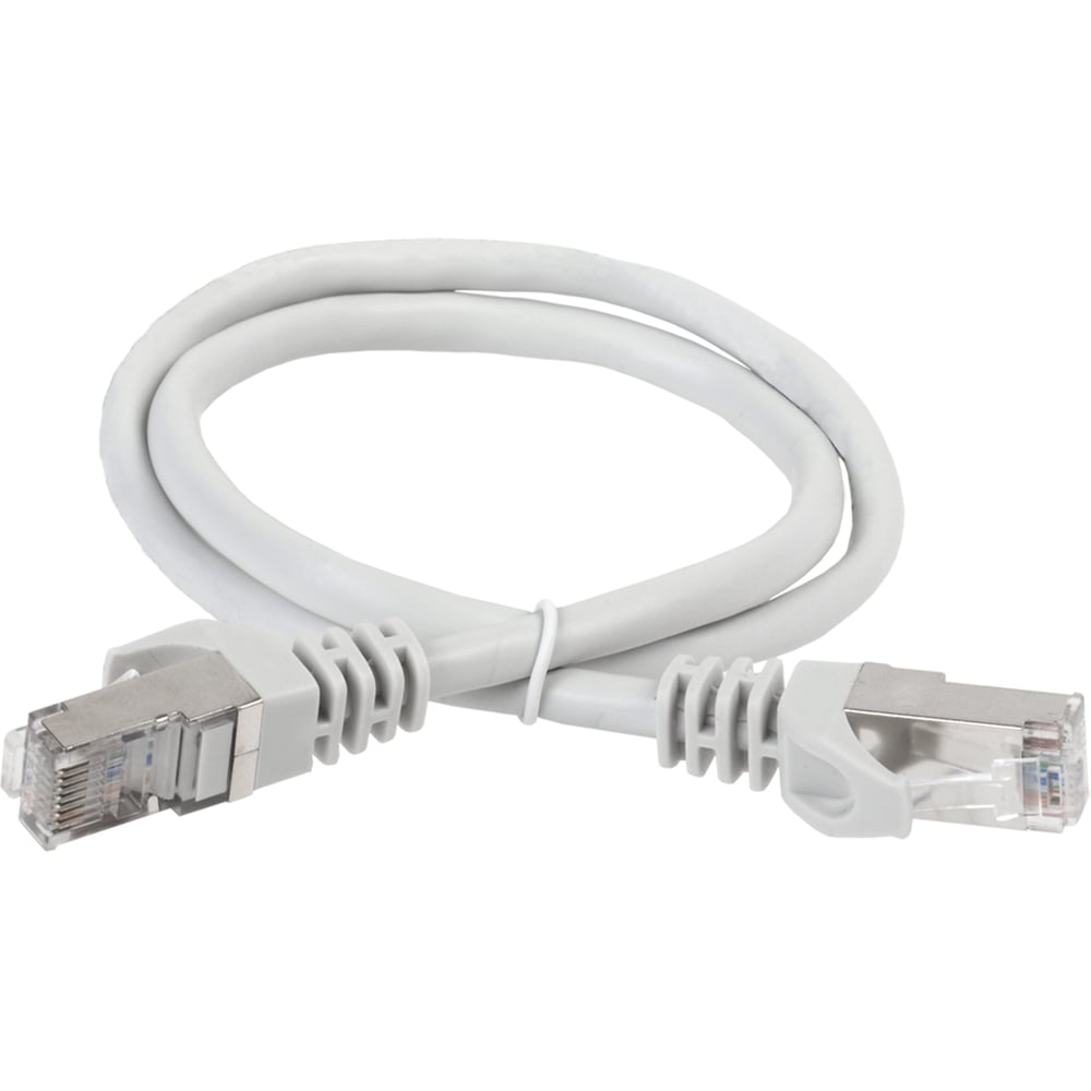 Коммутационный шнур (патч-корд) ITK кат.5E FTP PVC 7м серый PC01-C5EF-7M
