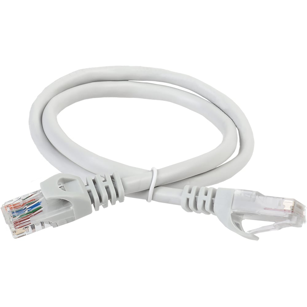 Коммутационный шнур (патч-корд) ITK кат.6А UTP LSZH 7м серый PC01-C6AUL-7M
