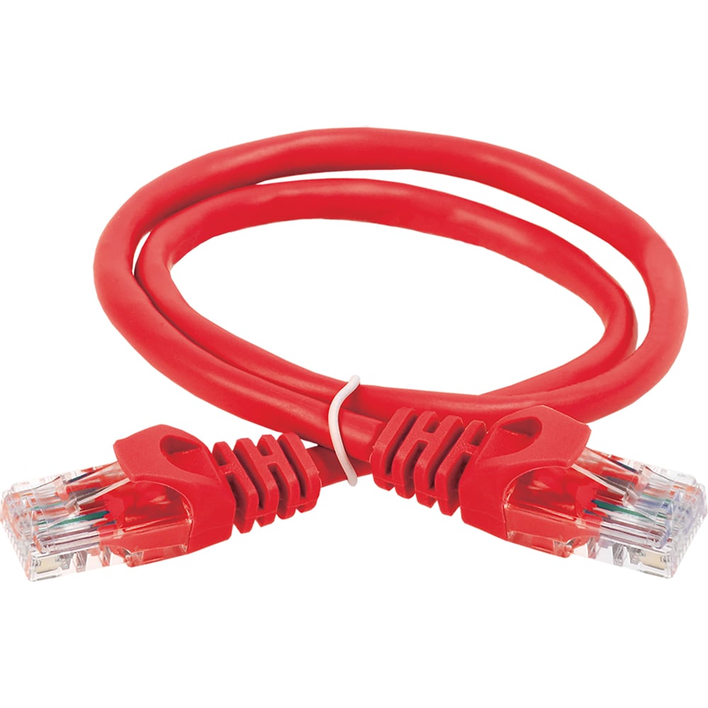 Коммутационный шнур (патч-корд) ITK кат.6 UTP LSZH 15м красный PC04-C6UL-15M