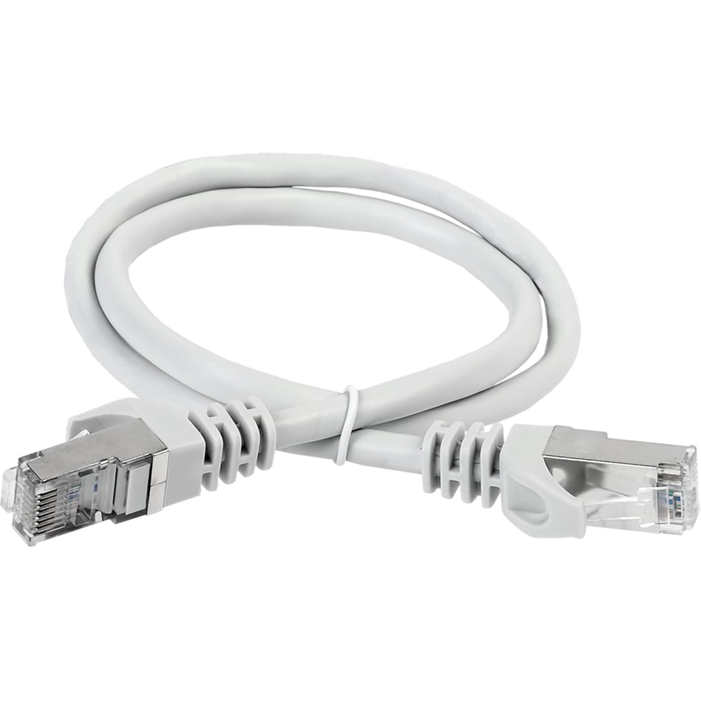 Коммутационный шнур (патч-корд) ITK кат.6А S/FTP LSZH 10м серый PC01-C6ASL-10M