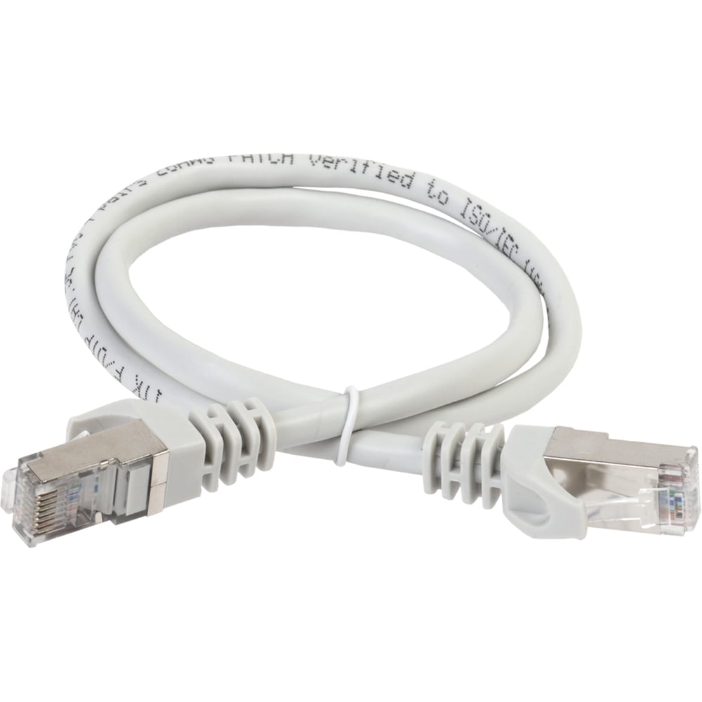 Коммутационный шнур (патч-корд) ITK кат.6 FTP LSZH 15м серый PC01-C6FL-15M