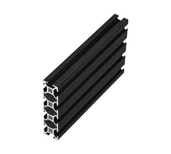 Изображение товара Профиль конструкционный АЛТЕРВИА черный 20X80, паз 6 (упаковка 4 штуки) A22208006X200.4