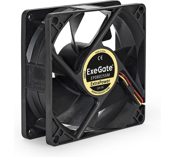 Изображение товара Вентилятор ExeGate ExtraPower EP08025SM 80x80x25 мм подшипник скольжения Molex 2400RPM 25dBA 283382