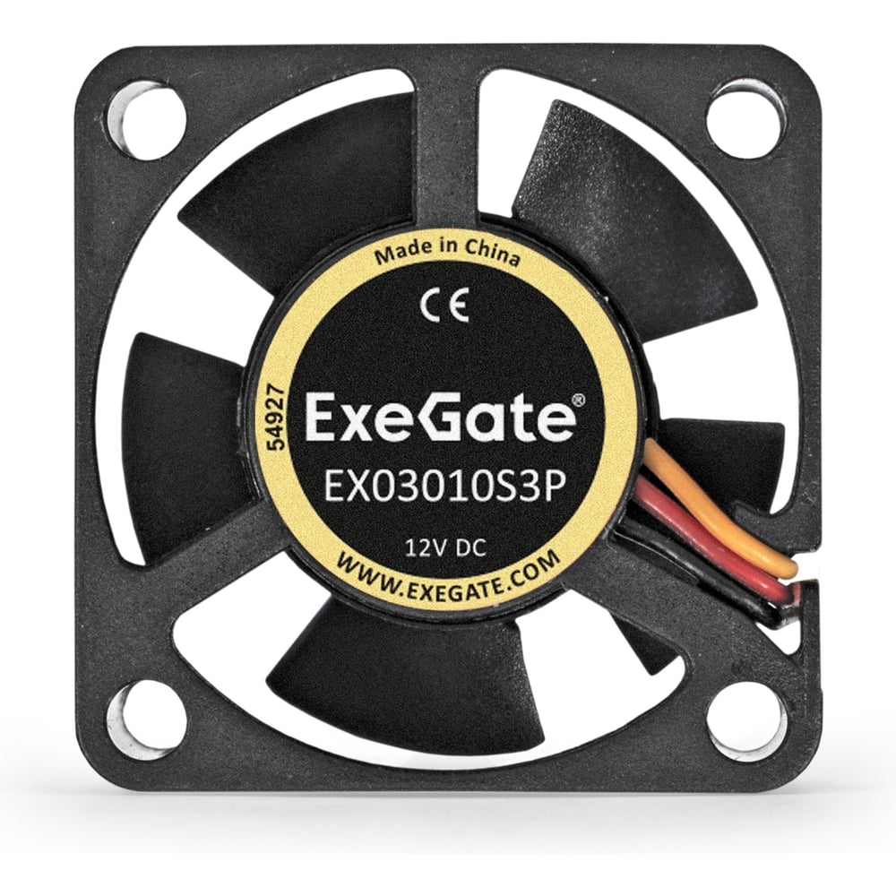 Изображение товара Вентилятор ExeGate EX03010S3P 30x30x10 мм подшипник скольжения 3pin 9000RPM 26dBA 281210