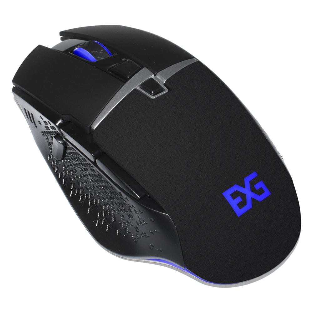 Изображение товара Мышь ExeGate Gaming Standard Laser GML-13 USB, лазерная, 1000 1200 3000 4000 dpi, 8D, 8 кнопок и колесо прокрутки, длина кабеля 1,5м, черная, подсветка, Color Bo 289489
