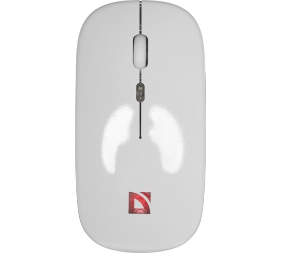 Изображение товара Беспроводная оптическая мышь DEFENDER Touch MM-997, белая, 2.4G+BT, RGB, 500mAh, бесшумная 52998