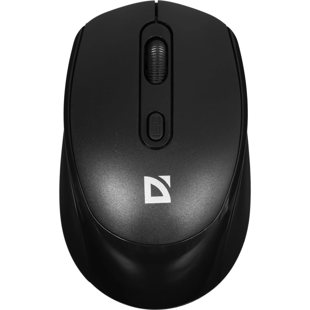 Изображение товара Беспроводная оптическая мышь DEFENDER Vision MS-376, черная, 2.4G+BT, 1600dpi, 4 кнопки, аккумулятор 52376