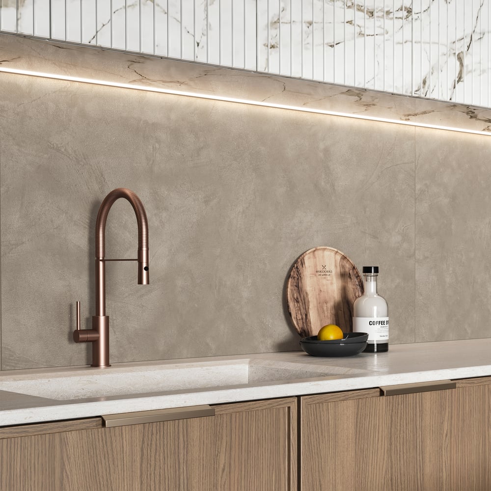 Керамогранит AlmaCeramica Alma Ceramica Флора / Flora лаппатированный 600х1200х8,5 1,44м2 (2 шт в уп) кофейный GFU60120FLO40L