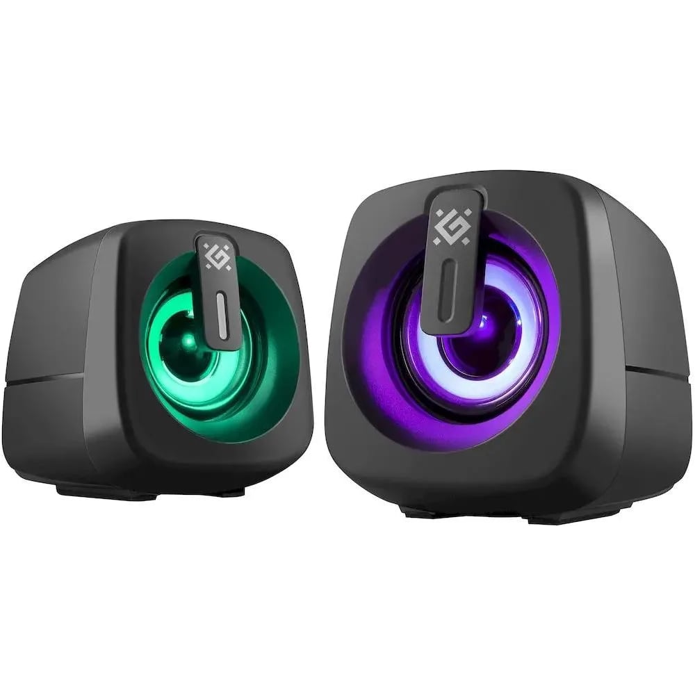 Изображение товара Акустическая система DEFENDER J1 2.0 с подсветкой и USB питания